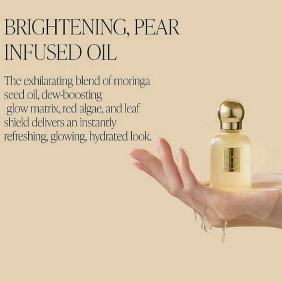 New Byroe New York Pear Serum Facial Oil Brightener 0.67 Fl Oz - Picture 2 of 4